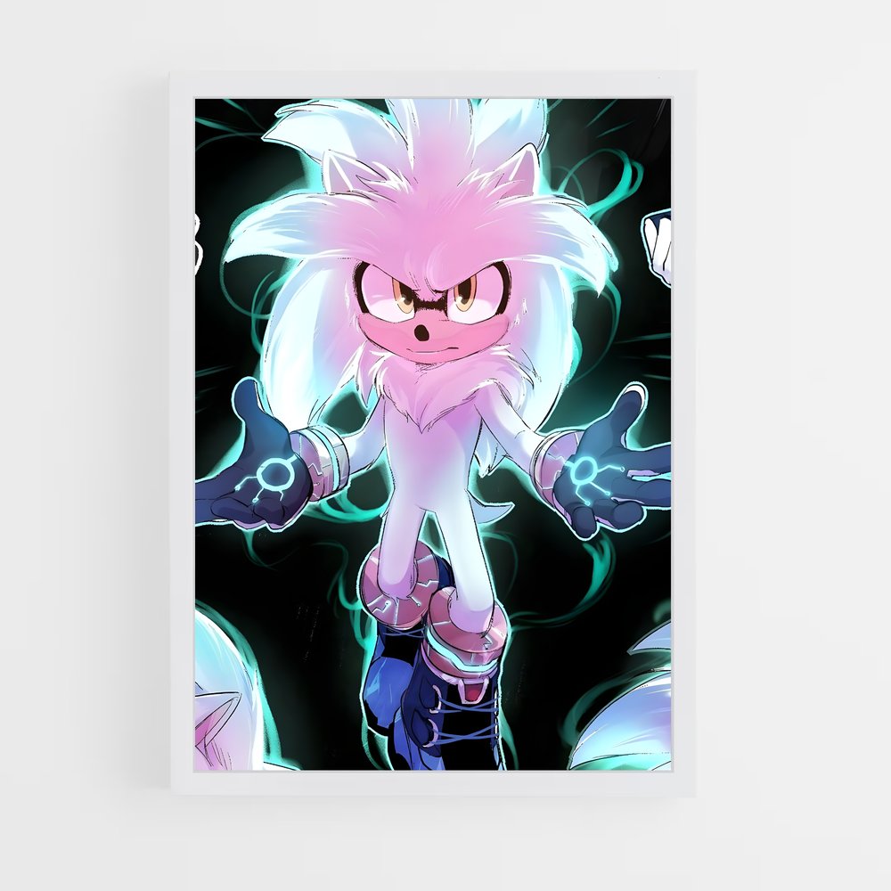 Poster Silver sonic (vue 3)